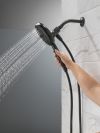 DELTA Universal Showering Components 6-Setting SureDock Magnetic Hand Shower — Matte Black