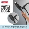 DELTA Universal Showering Components 6-Setting SureDock Magnetic Hand Shower — Matte Black