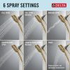 DELTA Universal Showering Components 6-Setting SureDock Magnetic Hand Shower — Champagne Bronze