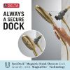DELTA Universal Showering Components 6-Setting SureDock Magnetic Hand Shower — Champagne Bronze