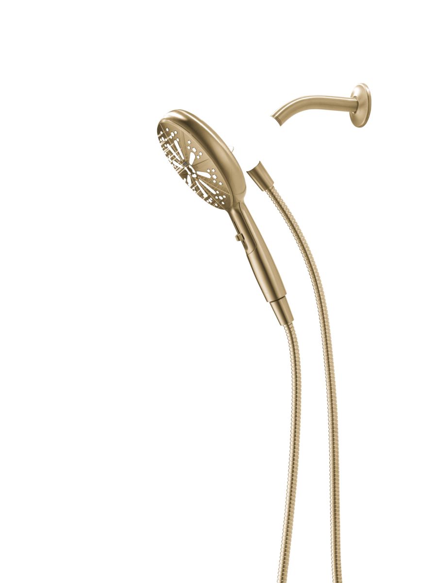 DELTA Universal Showering Components 6-Setting SureDock Magnetic Hand Shower — Champagne Bronze