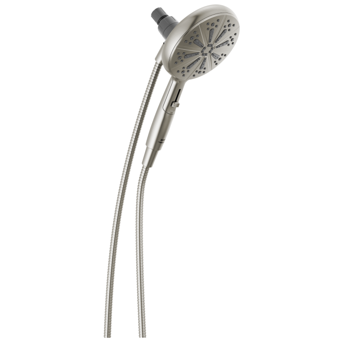DELTA Universal Showering Components 6-Setting SureDock Magnetic Hand Shower — Spotshield Brushed Nickel
