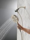DELTA Universal Showering Components 6-Setting SureDock Magnetic Hand Shower — Spotshield Brushed Nickel