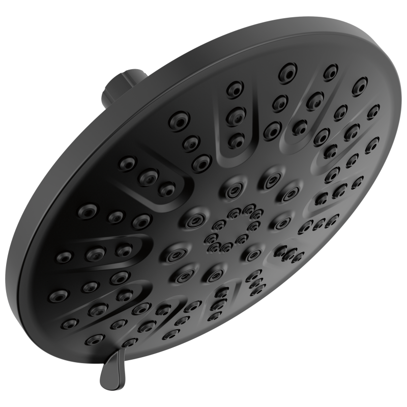 DELTA Universal Showering Components 4 Setting Shower Head — Matte Black