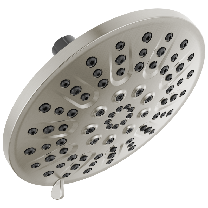 DELTA Universal Showering Components 4 Setting Shower Head — Spotshield Brushed Nickel