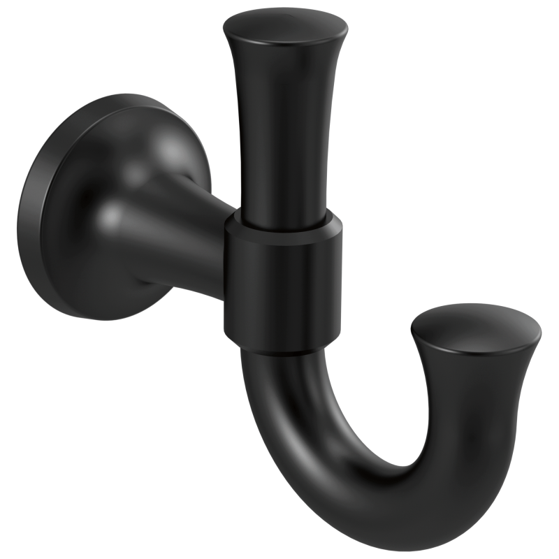 DELTA Dorval Robe Hook — Matte Black