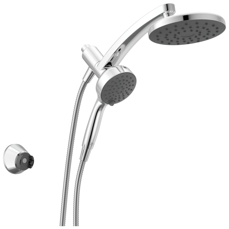DELTA Universal Showering Components PivotPro 3-in-1 Combination Shower with TouchClean Spray Face — Chrome