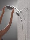 DELTA Universal Showering Components PivotPro 3-in-1 Combination Shower with TouchClean Spray Face — Chrome