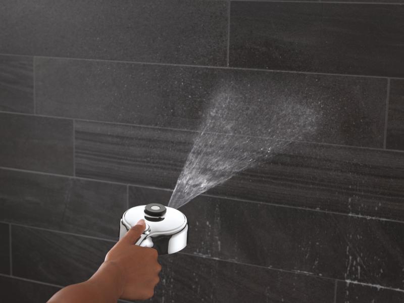 DELTA Universal Showering Components PivotPro 3-in-1 Combination Shower with TouchClean Spray Face — Chrome