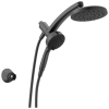 DELTA Universal Showering Components PivotPro 3-in-1 Combination Shower with TouchClean Spray Face — Matte Black