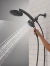 DELTA Universal Showering Components PivotPro 3-in-1 Combination Shower with TouchClean Spray Face — Matte Black