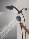 DELTA Universal Showering Components PivotPro 3-in-1 Combination Shower with TouchClean Spray Face — Matte Black