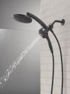 DELTA Universal Showering Components PivotPro 3-in-1 Combination Shower with TouchClean Spray Face — Matte Black
