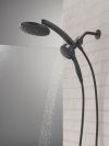 DELTA Universal Showering Components PivotPro 3-in-1 Combination Shower with TouchClean Spray Face — Matte Black
