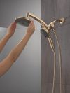 DELTA Universal Showering Components PivotPro 3-in-1 Combination Shower with TouchClean Spray Face — Champagne Bronze