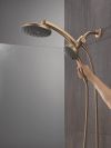DELTA Universal Showering Components PivotPro 3-in-1 Combination Shower with TouchClean Spray Face — Champagne Bronze
