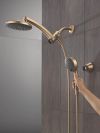 DELTA Universal Showering Components PivotPro 3-in-1 Combination Shower with TouchClean Spray Face — Champagne Bronze
