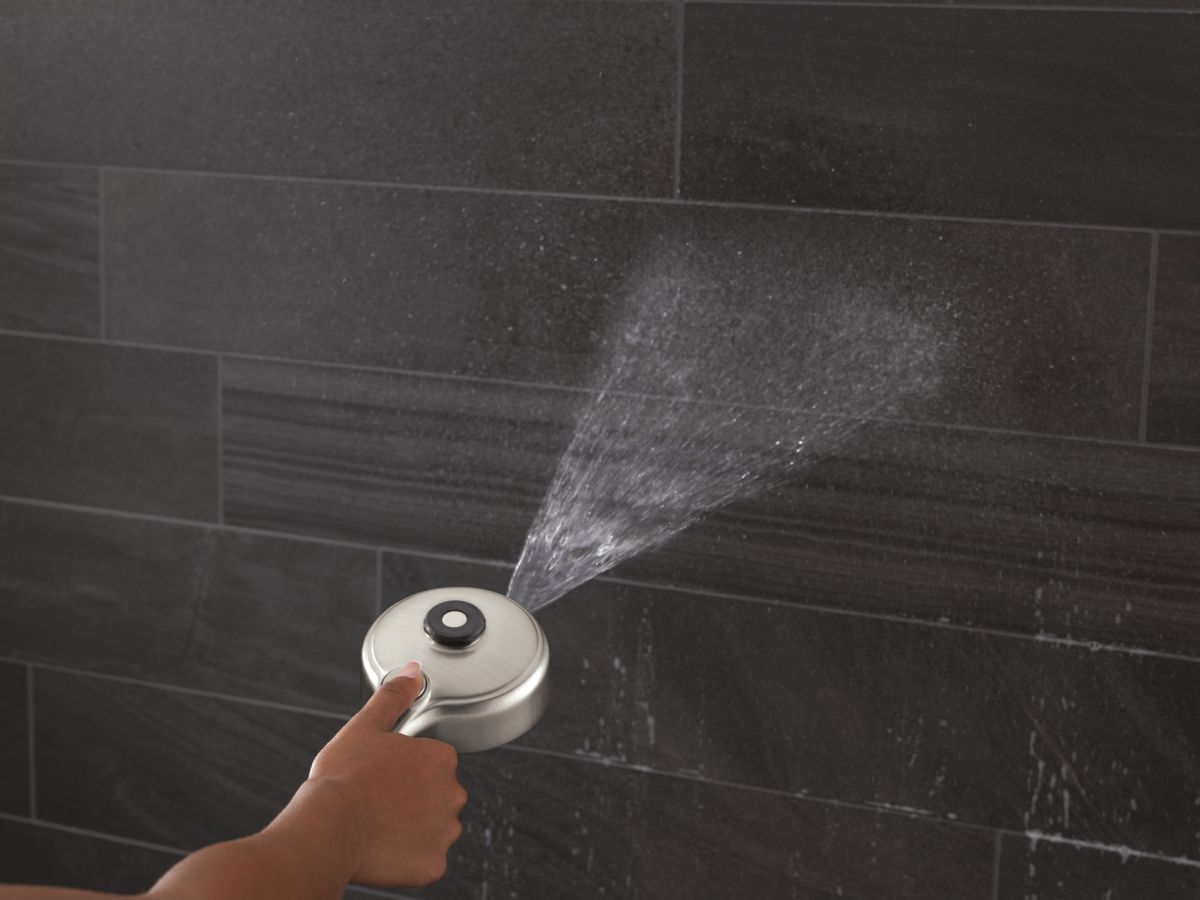 DELTA Universal Showering Components PivotPro 3-in-1 Combination Shower with TouchClean Spray Face — Spotshield Brushed Nickel