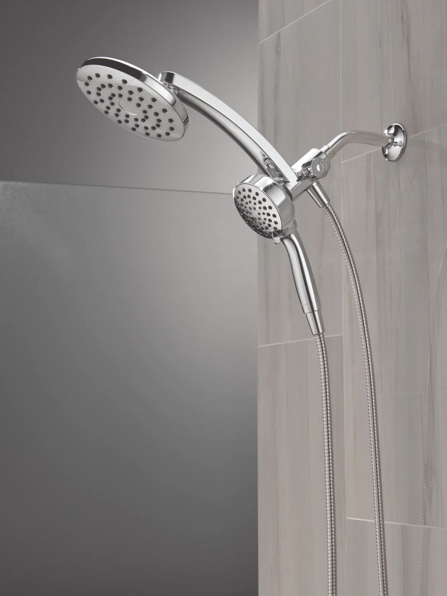 DELTA Universal Showering Components PivotPro 3-in-1 Combination Shower — Chrome