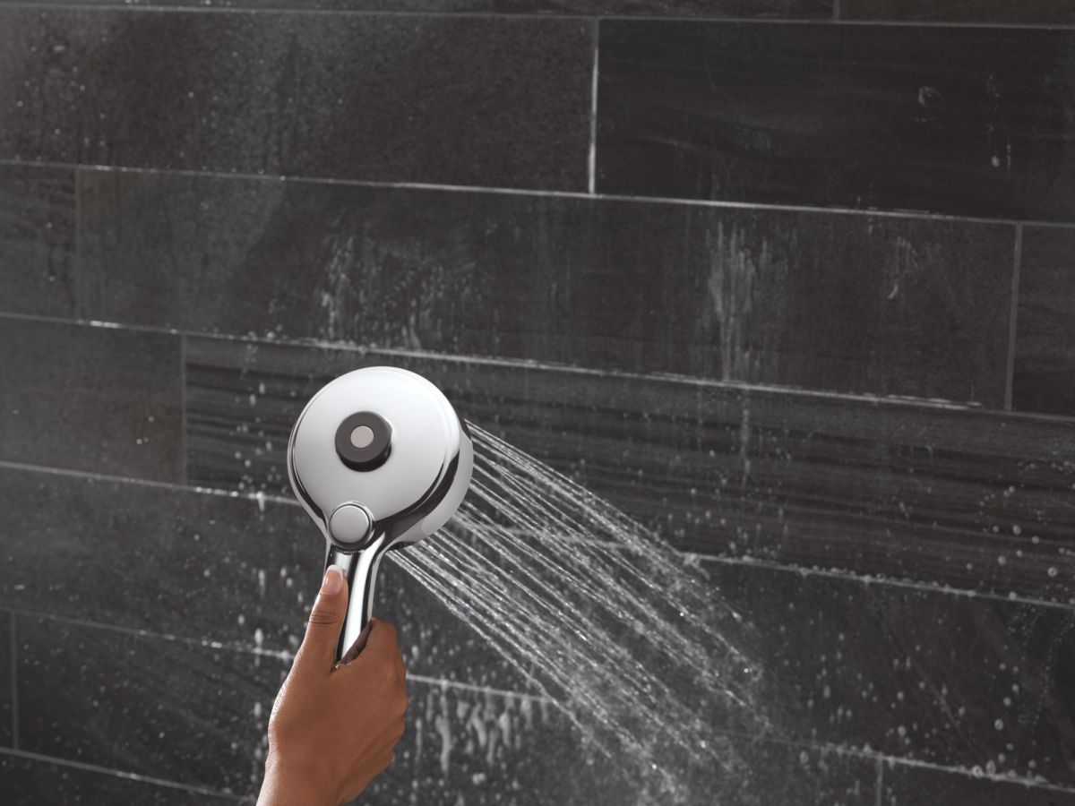 DELTA Universal Showering Components PivotPro 3-in-1 Combination Shower — Chrome