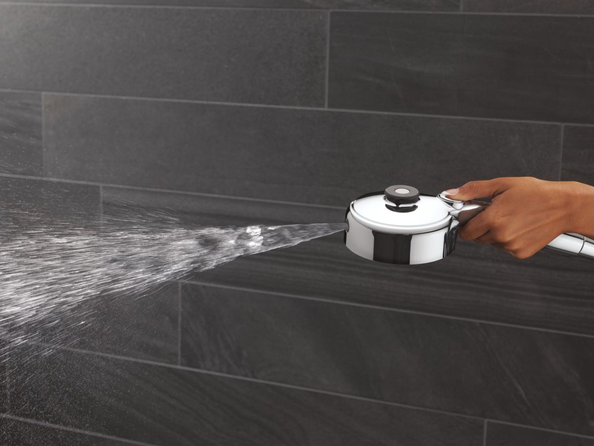 DELTA Universal Showering Components PivotPro 3-in-1 Combination Shower — Chrome