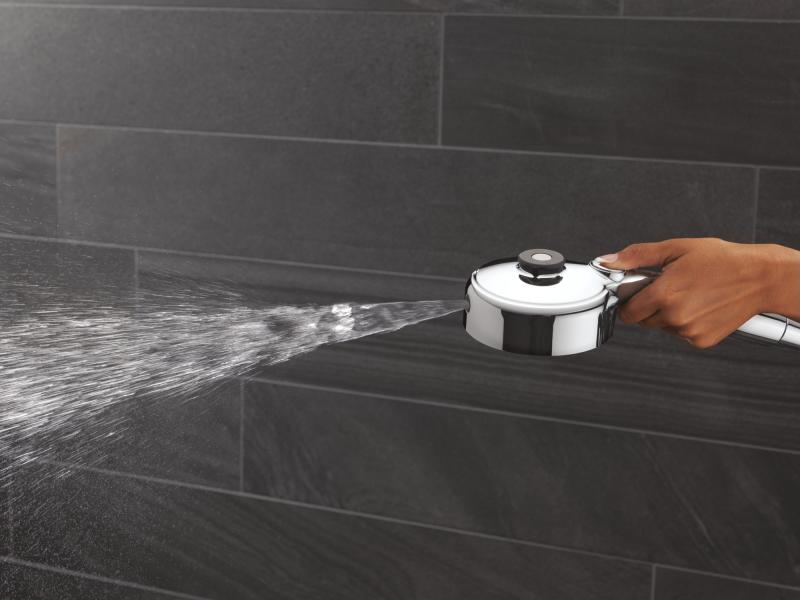 DELTA Universal Showering Components PivotPro 3-in-1 Combination Shower — Chrome