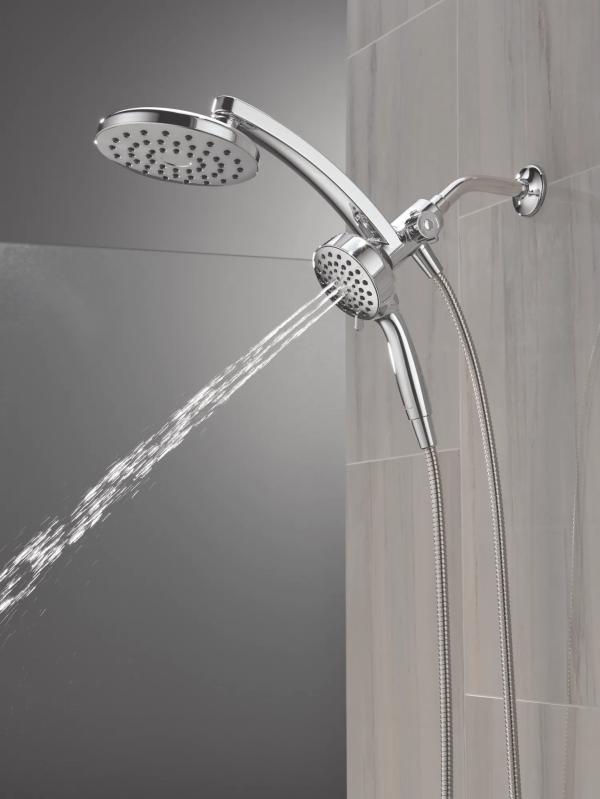 DELTA Universal Showering Components PivotPro 3-in-1 Combination Shower — Chrome