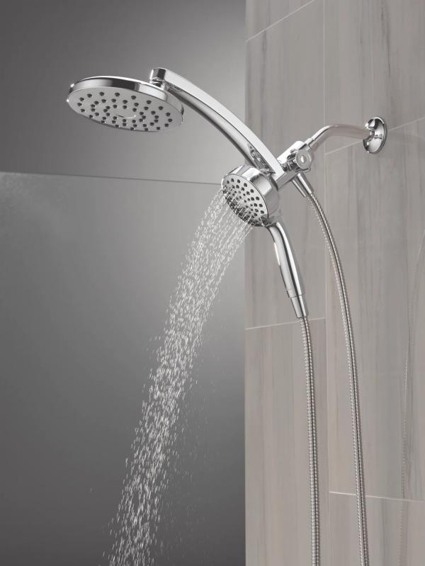 DELTA Universal Showering Components PivotPro 3-in-1 Combination Shower — Chrome