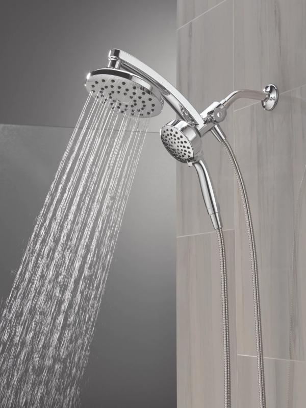 DELTA Universal Showering Components PivotPro 3-in-1 Combination Shower — Chrome