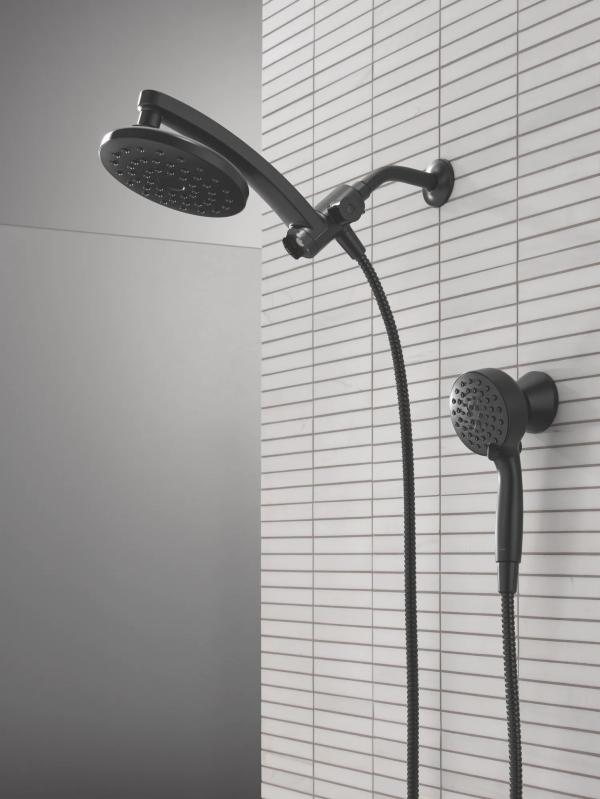 DELTA Universal Showering Components PivotPro 3-in-1 Combination Shower — Matte Black