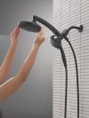 DELTA Universal Showering Components PivotPro 3-in-1 Combination Shower — Matte Black