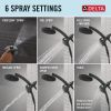 DELTA Universal Showering Components PivotPro 3-in-1 Combination Shower — Matte Black