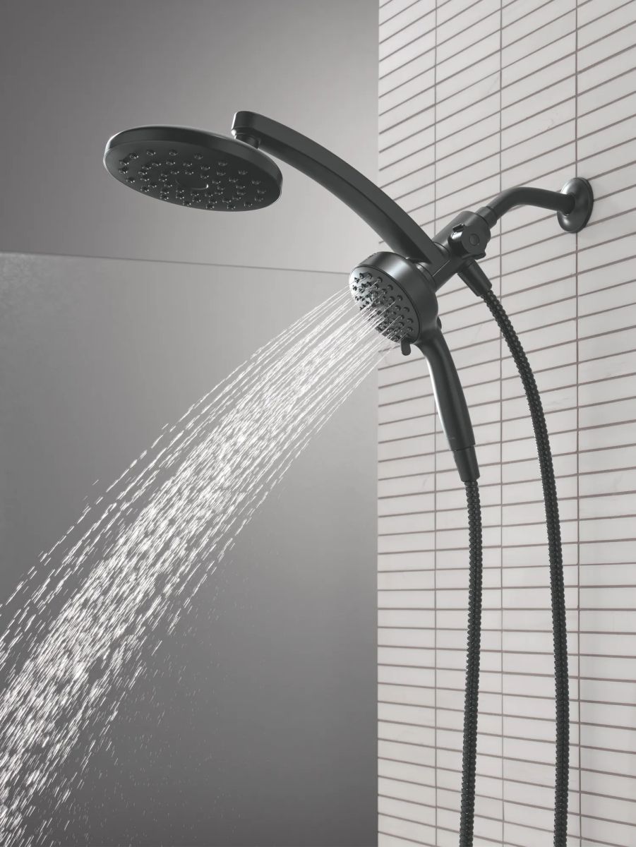 DELTA Universal Showering Components PivotPro 3-in-1 Combination Shower — Matte Black