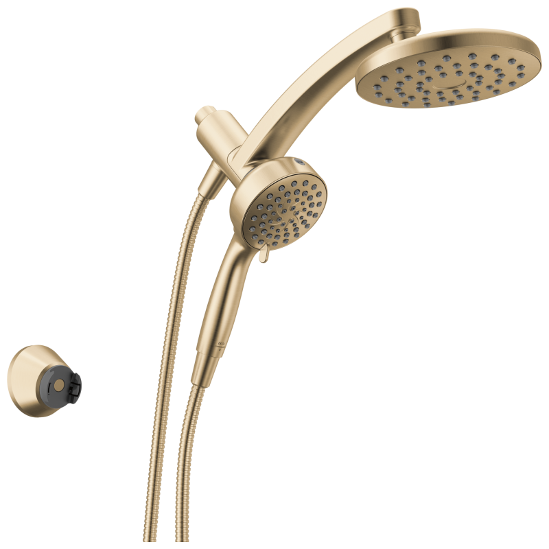 DELTA Universal Showering Components PivotPro 3-in-1 Combination Shower — Champagne Bronze