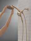 DELTA Universal Showering Components PivotPro 3-in-1 Combination Shower — Champagne Bronze