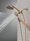 DELTA Universal Showering Components PivotPro 3-in-1 Combination Shower — Champagne Bronze