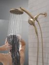 DELTA Universal Showering Components PivotPro 3-in-1 Combination Shower — Champagne Bronze