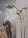 DELTA Universal Showering Components PivotPro 3-in-1 Combination Shower — Champagne Bronze