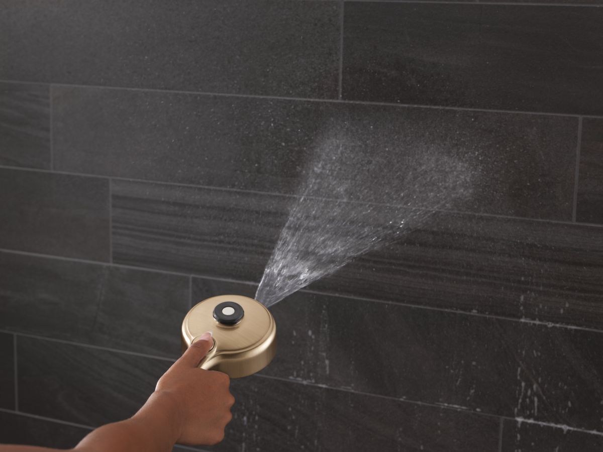 DELTA Universal Showering Components PivotPro 3-in-1 Combination Shower — Champagne Bronze