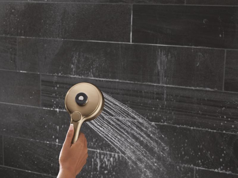 DELTA Universal Showering Components PivotPro 3-in-1 Combination Shower — Champagne Bronze
