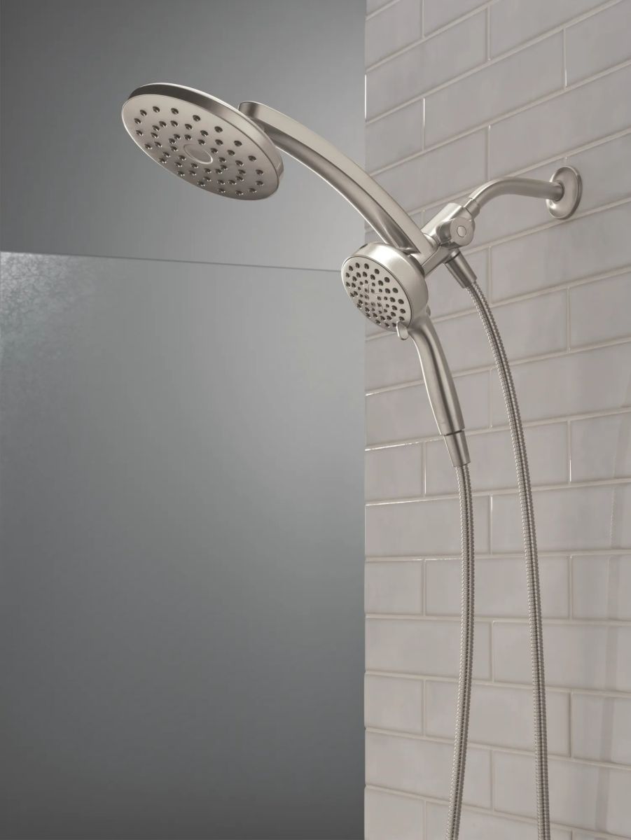 DELTA Universal Showering Components PivotPro 3-in-1 Combination Shower — Spotshield Brushed Nickel