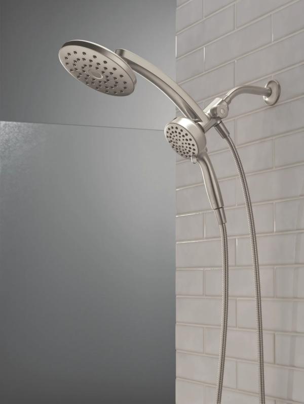 DELTA Universal Showering Components PivotPro 3-in-1 Combination Shower — Spotshield Brushed Nickel