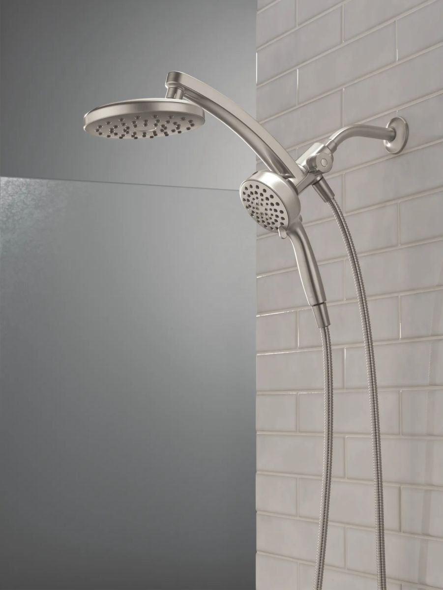 DELTA Universal Showering Components PivotPro 3-in-1 Combination Shower — Spotshield Brushed Nickel