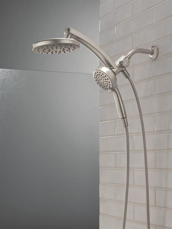 DELTA Universal Showering Components PivotPro 3-in-1 Combination Shower — Spotshield Brushed Nickel