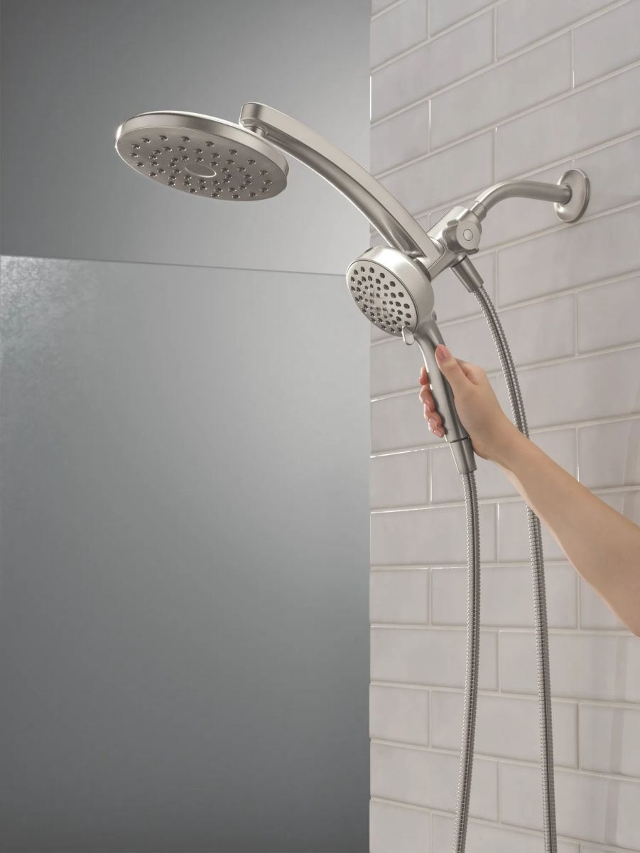 DELTA Universal Showering Components PivotPro 3-in-1 Combination Shower — Spotshield Brushed Nickel
