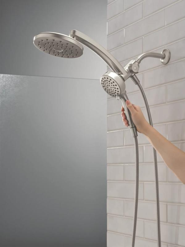 DELTA Universal Showering Components PivotPro 3-in-1 Combination Shower — Spotshield Brushed Nickel