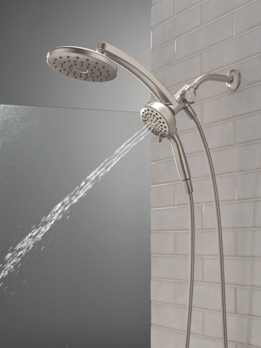 DELTA Universal Showering Components PivotPro 3-in-1 Combination Shower — Spotshield Brushed Nickel