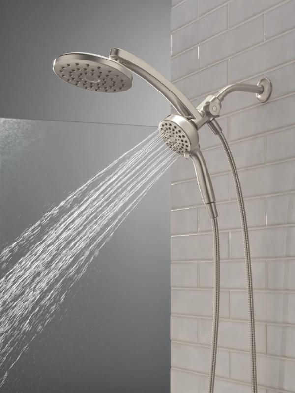 DELTA Universal Showering Components PivotPro 3-in-1 Combination Shower — Spotshield Brushed Nickel