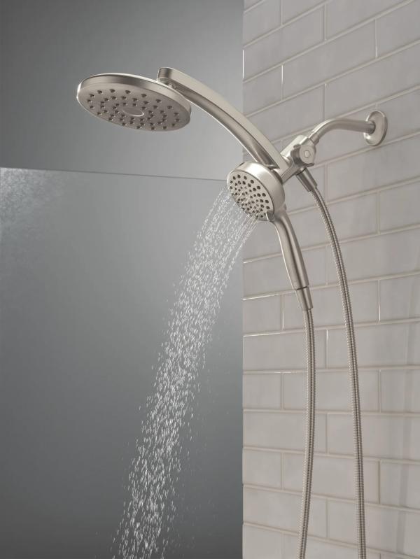 DELTA Universal Showering Components PivotPro 3-in-1 Combination Shower — Spotshield Brushed Nickel