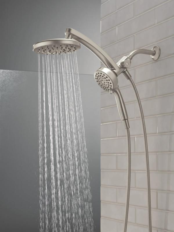 DELTA Universal Showering Components PivotPro 3-in-1 Combination Shower — Spotshield Brushed Nickel